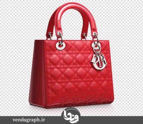 تصویر کیف زنانه قرمز رنگ