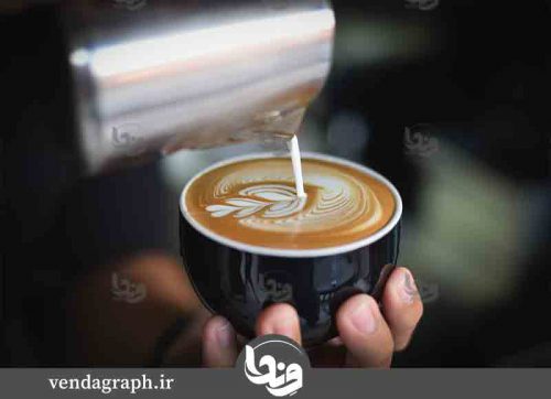 طراحی با شیر روی قهوه