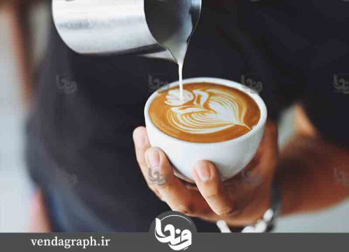 عکس طراحی روی قهوه