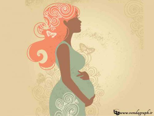 نقاشی زن باردار