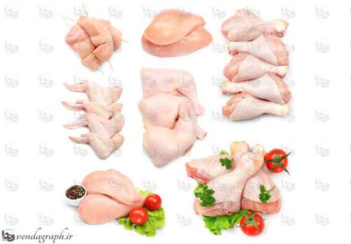 عکس سینه و ران مرغ با سبزیجات