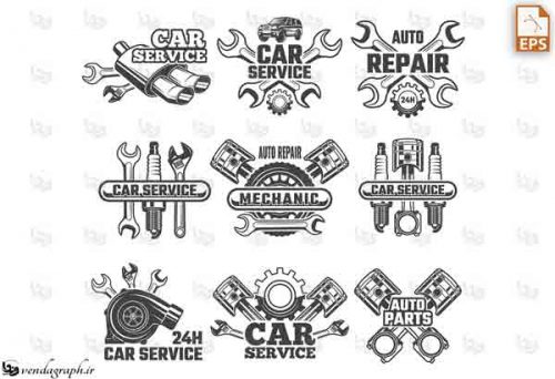 دانلود لوگوهای مکانیکی و تعمیرگاه اتومبیل