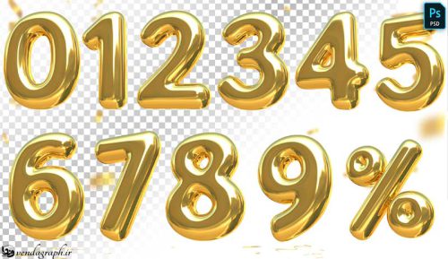 دانلود طرح اعداد طلایی بالونی