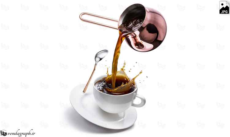 عکس استوک قهوه جوش و فنجان قهوه