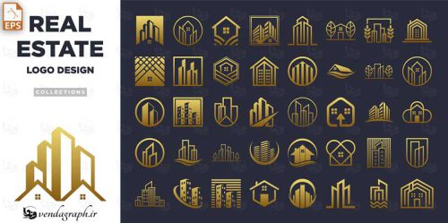 لوگوهای مشاوره املاک و معماری ساختمان