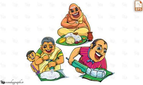 دانلود طرح وکتوری شخصیت های کارتونی هندی