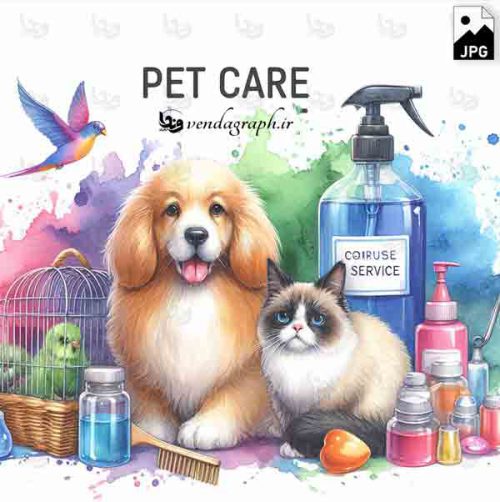 عکس باکیفیت سگ و گربه در کلینیگ مراقبت از حیوانات خانگی