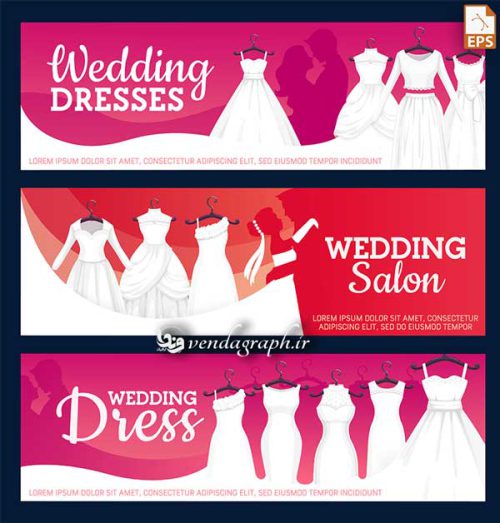 بنر لباس عروس و فروشگاه لباس عروس