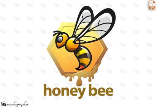 لوگو وکتوری عسل و زنبور عسل